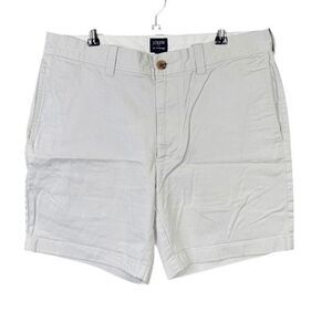 J. Crew Flat Front Trouser Shorts 7" inseam khaki tan beige Men's size 32